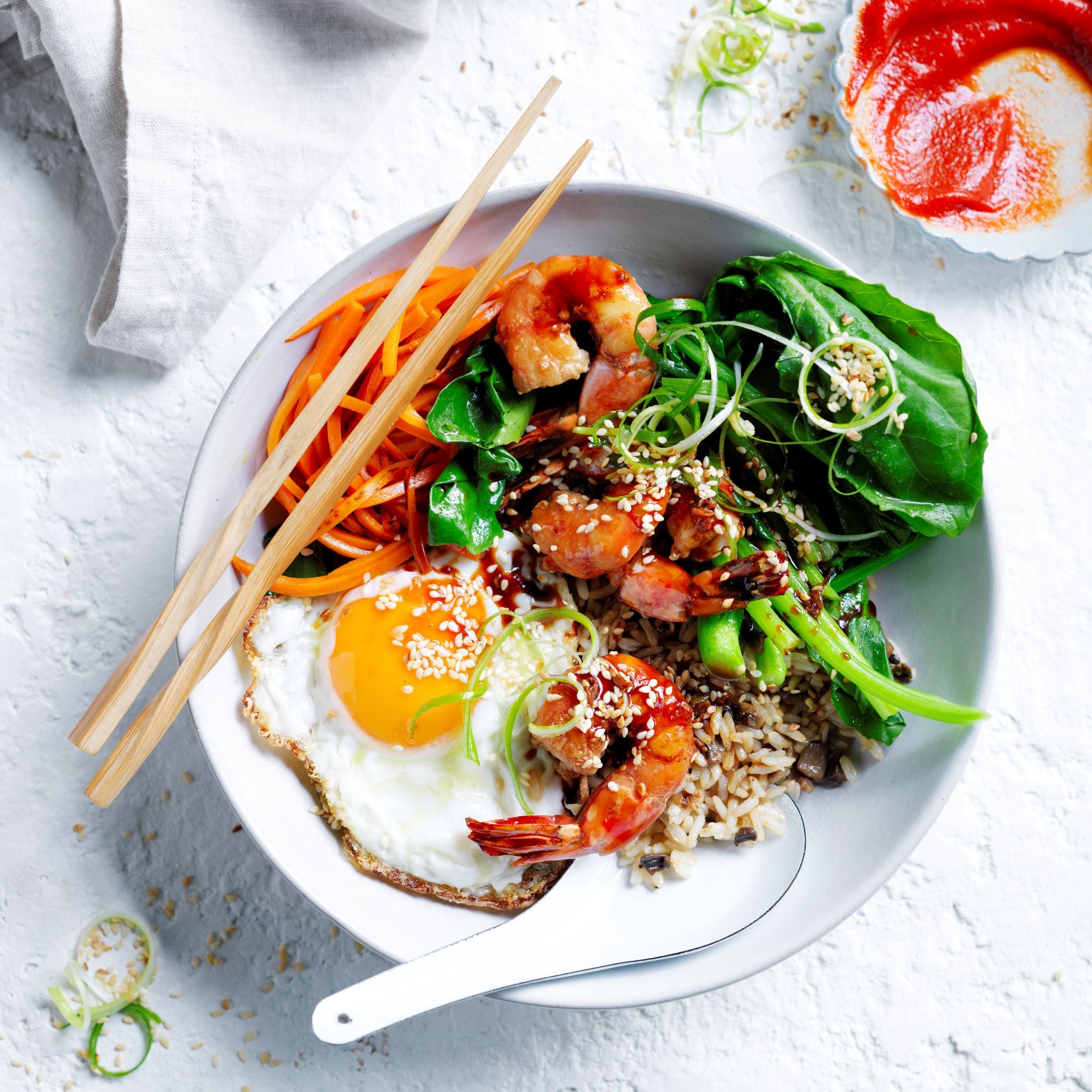 Prawn Bibimbap