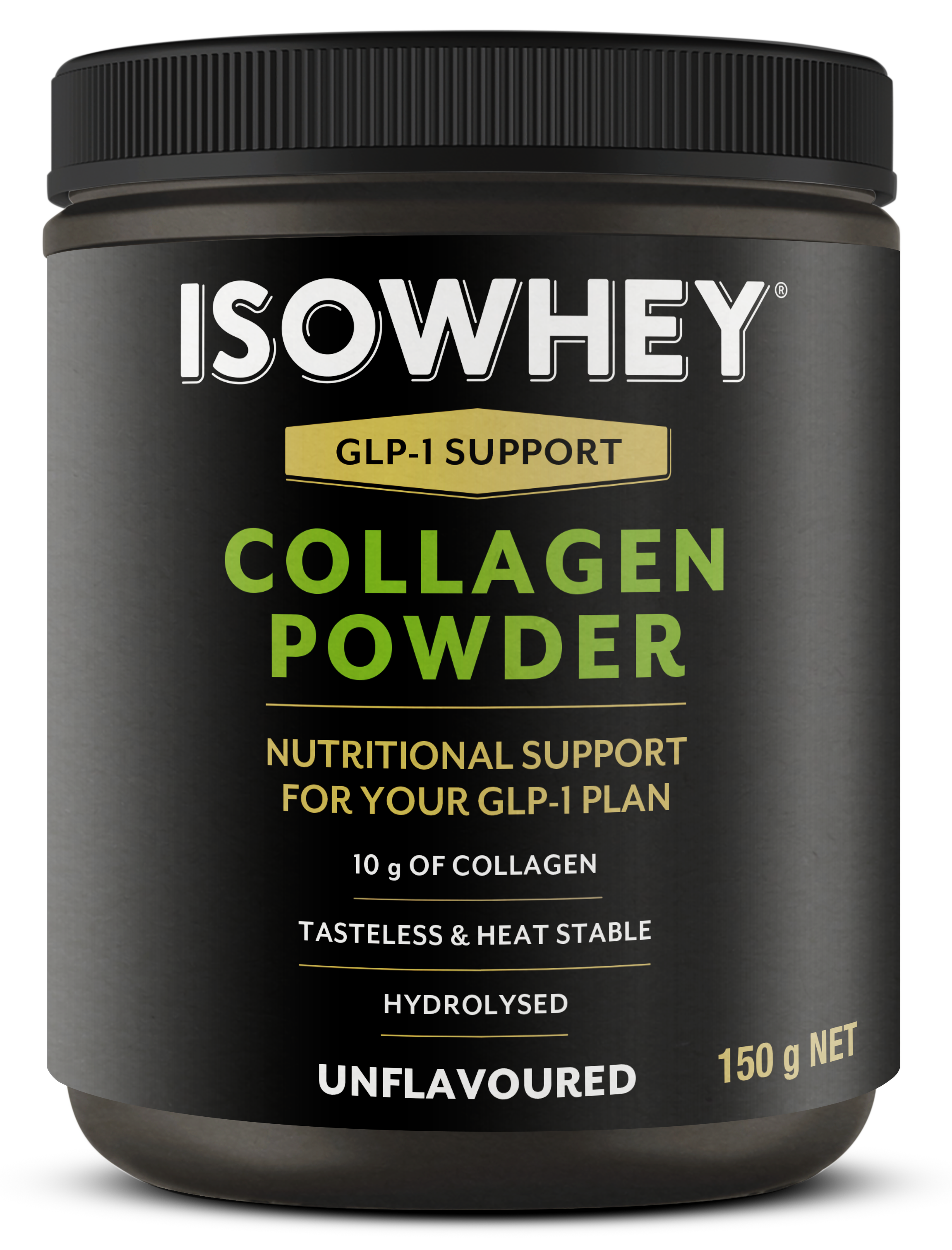 collagen and glp 1 IsoWhey GLP-1 Support Collagen Powder 150g | 10g Marine Collagen