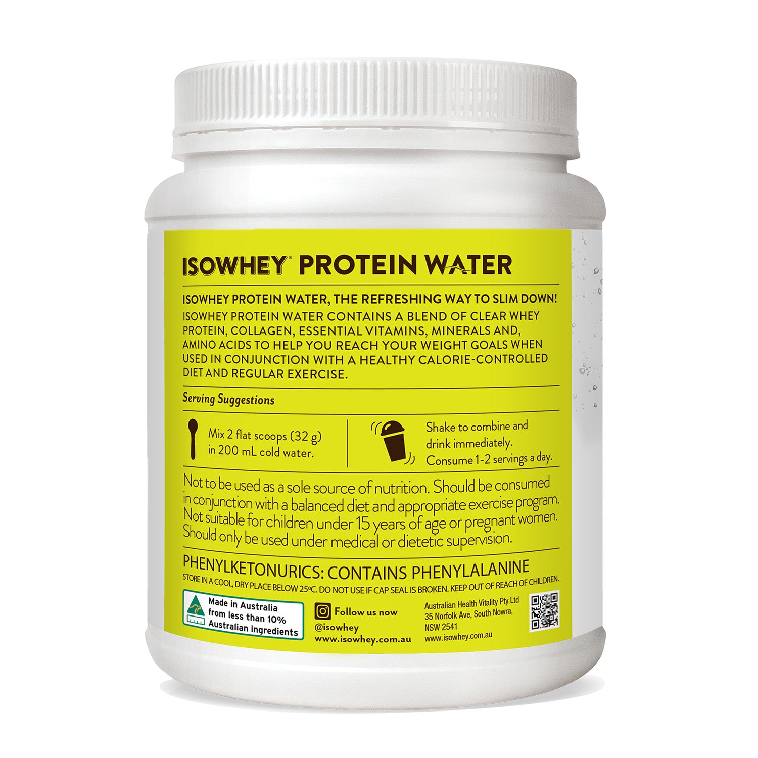 IsoWhey Clear Lemon Lime 550g