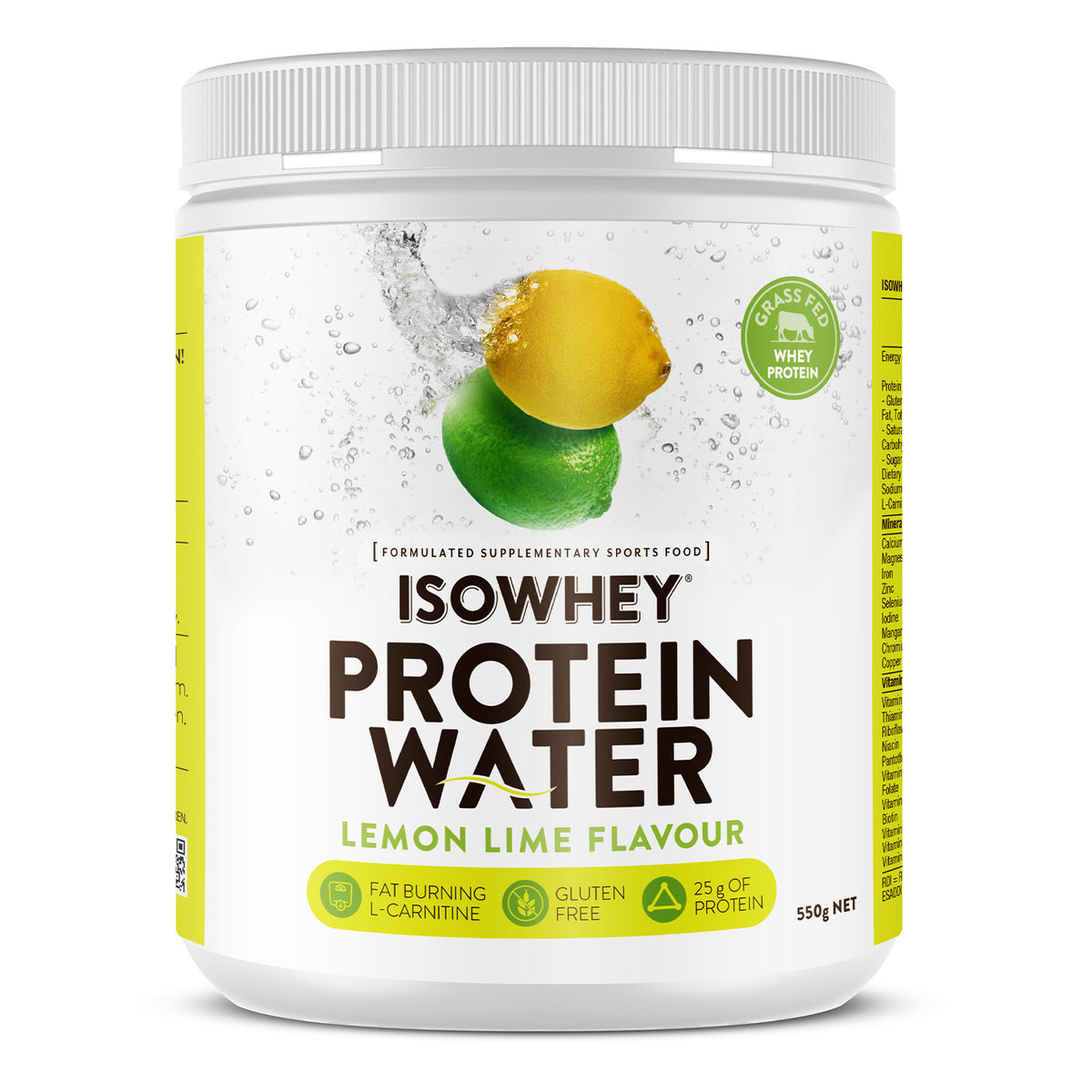 IsoWhey Protein Water Lemon Lime 550g