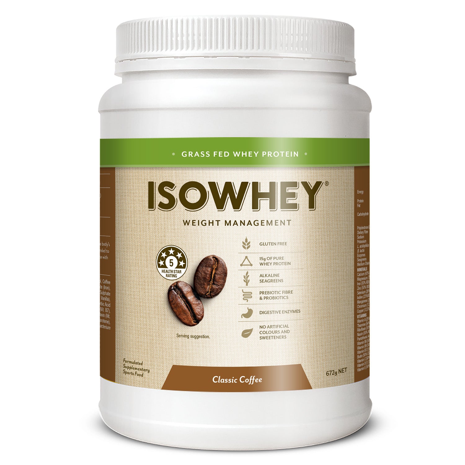 IsoWhey Complete Classic Coffee Shake 672g