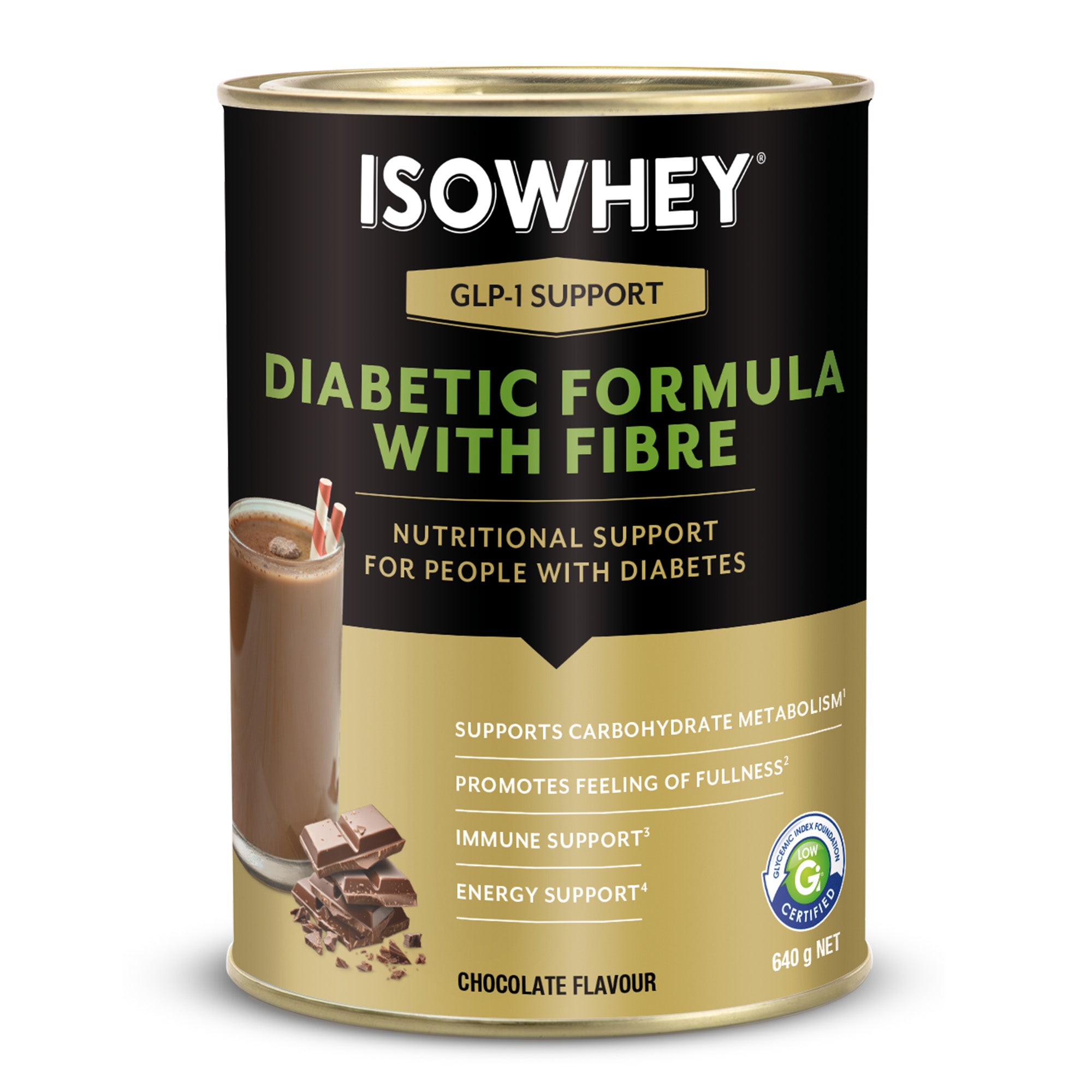 GLP-1 Support Diabetic Formula Chocolate 640g