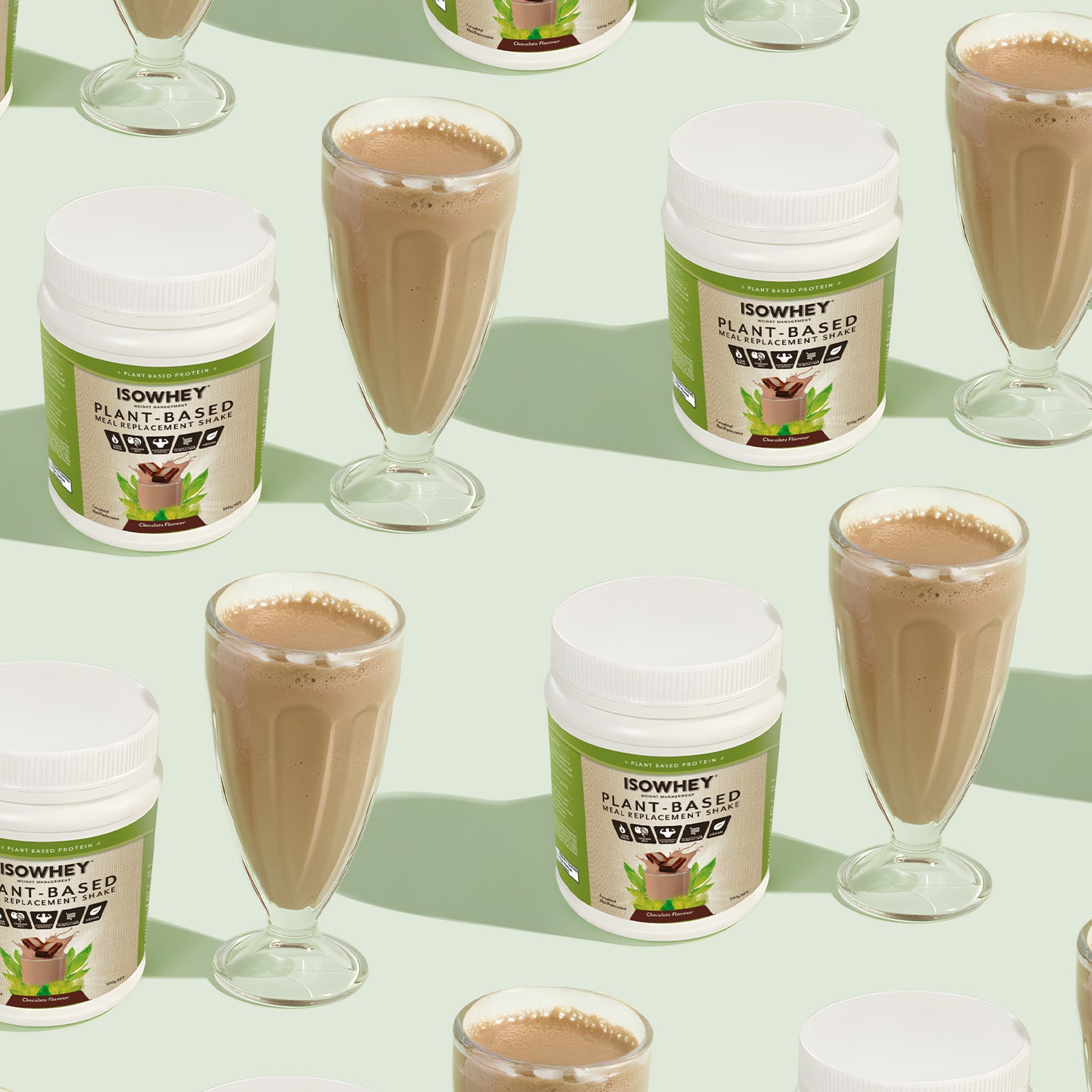 IsoWhey Plant-Based Meal Replacement Shake Chocolate 550g