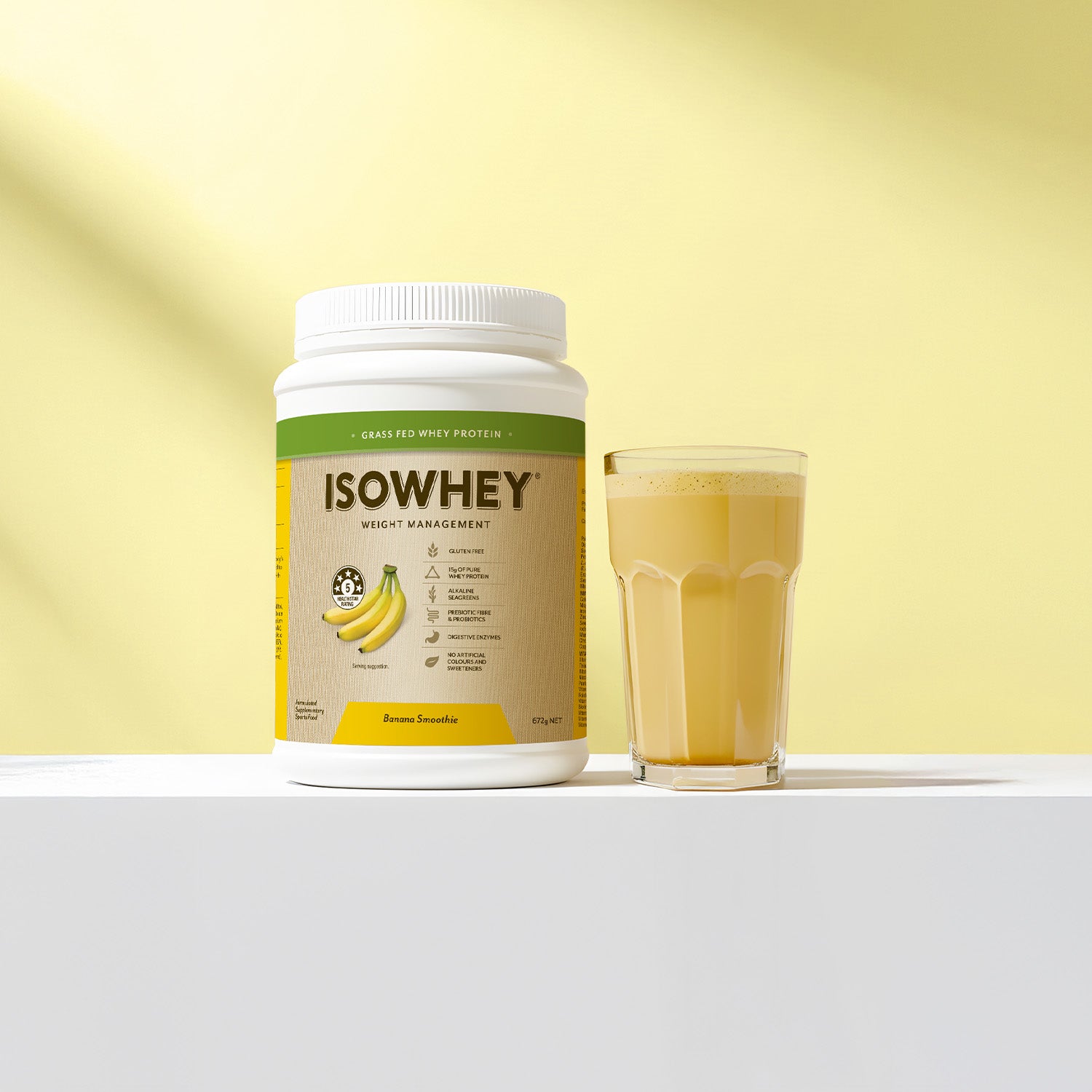 Isowhey Complete Banana Smoothie Shake 672g