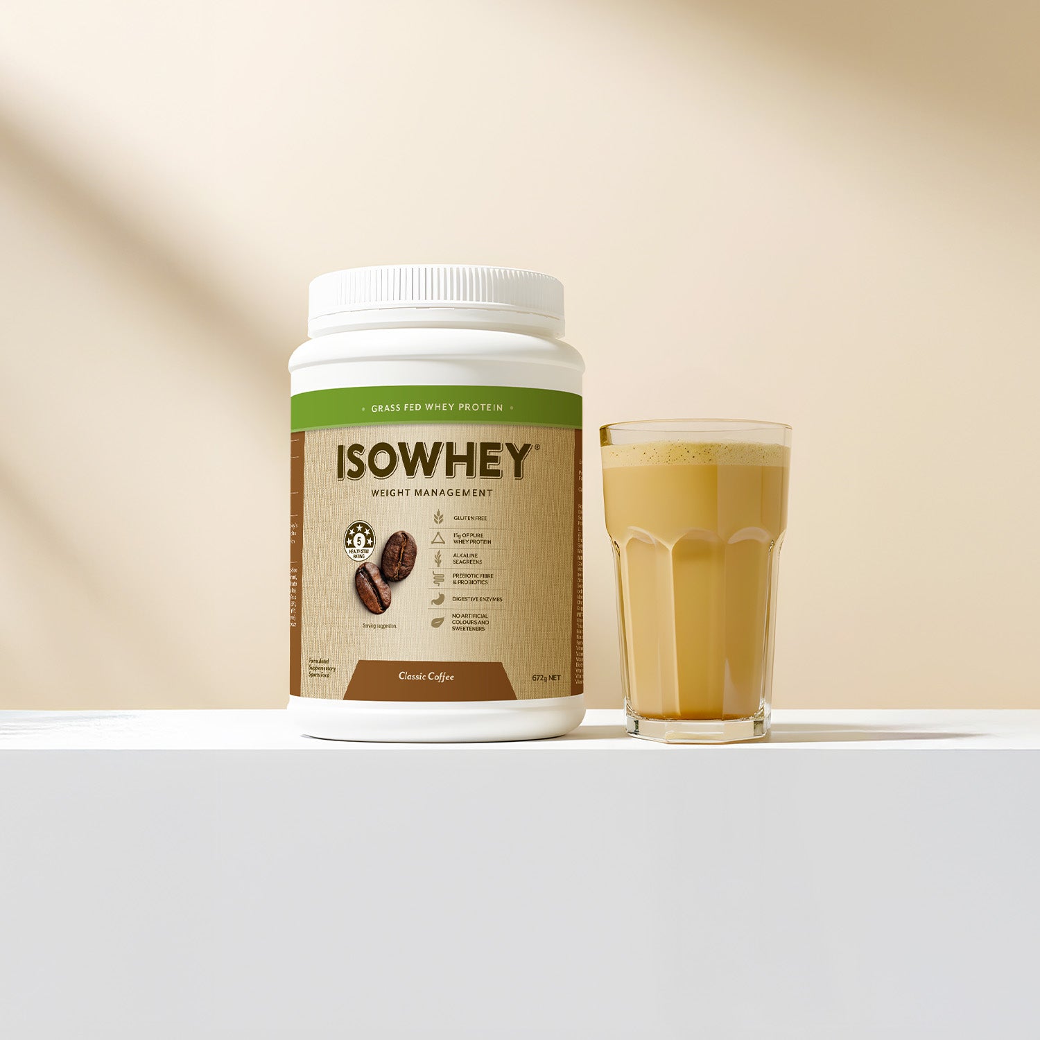 IsoWhey Complete Classic Coffee Shake 672g