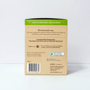 IsoWhey Vegetable Soup with directions for use