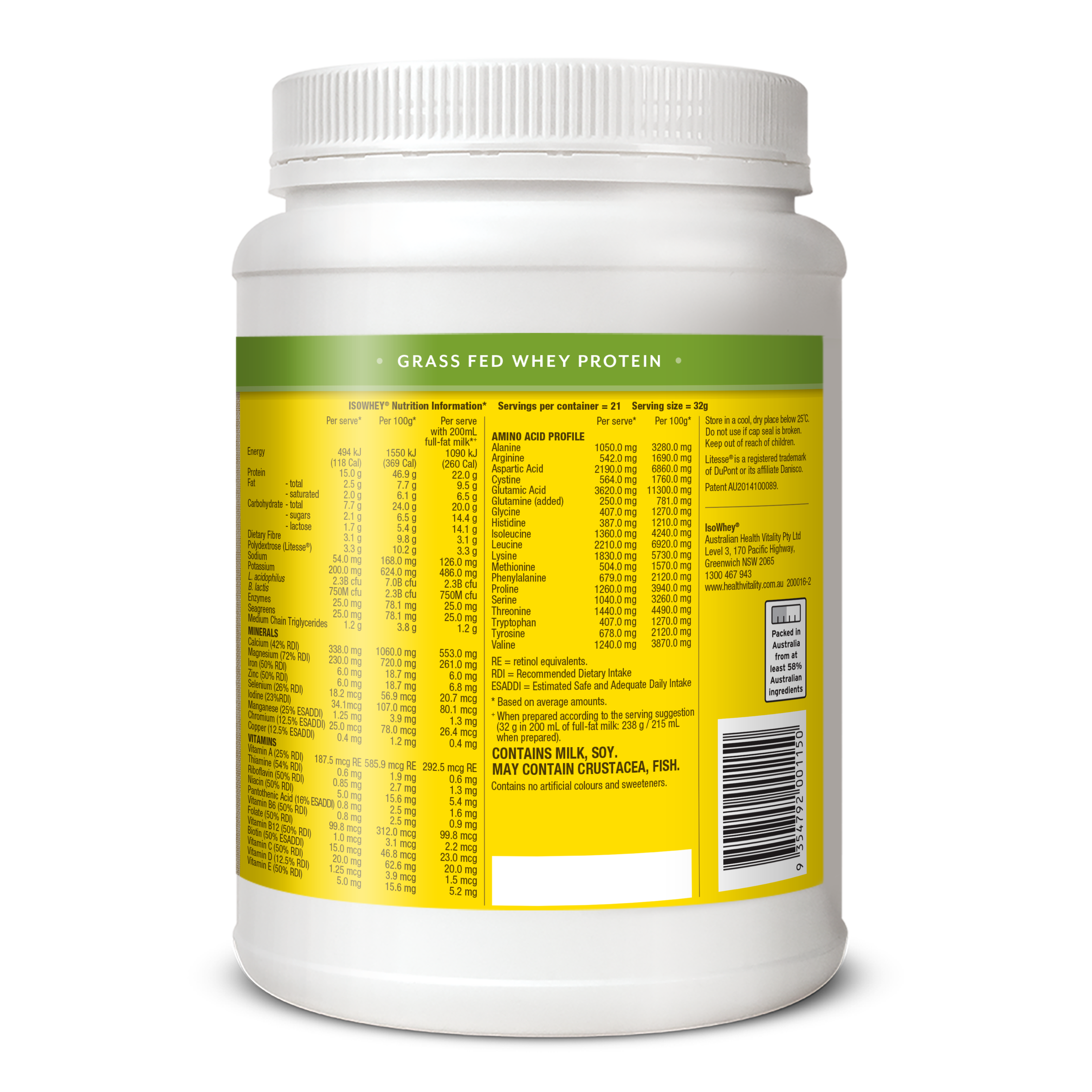 Isowhey Complete Banana Smoothie Shake 672g