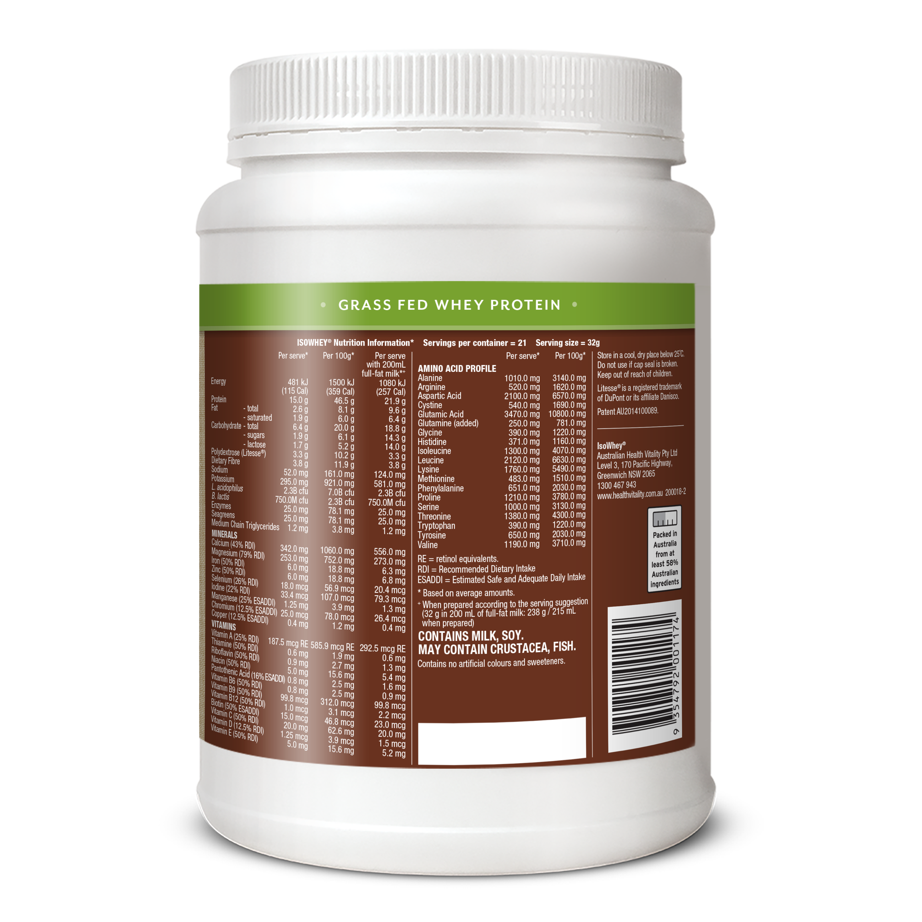 IsoWhey Complete Ivory Coast Chocolate 672g