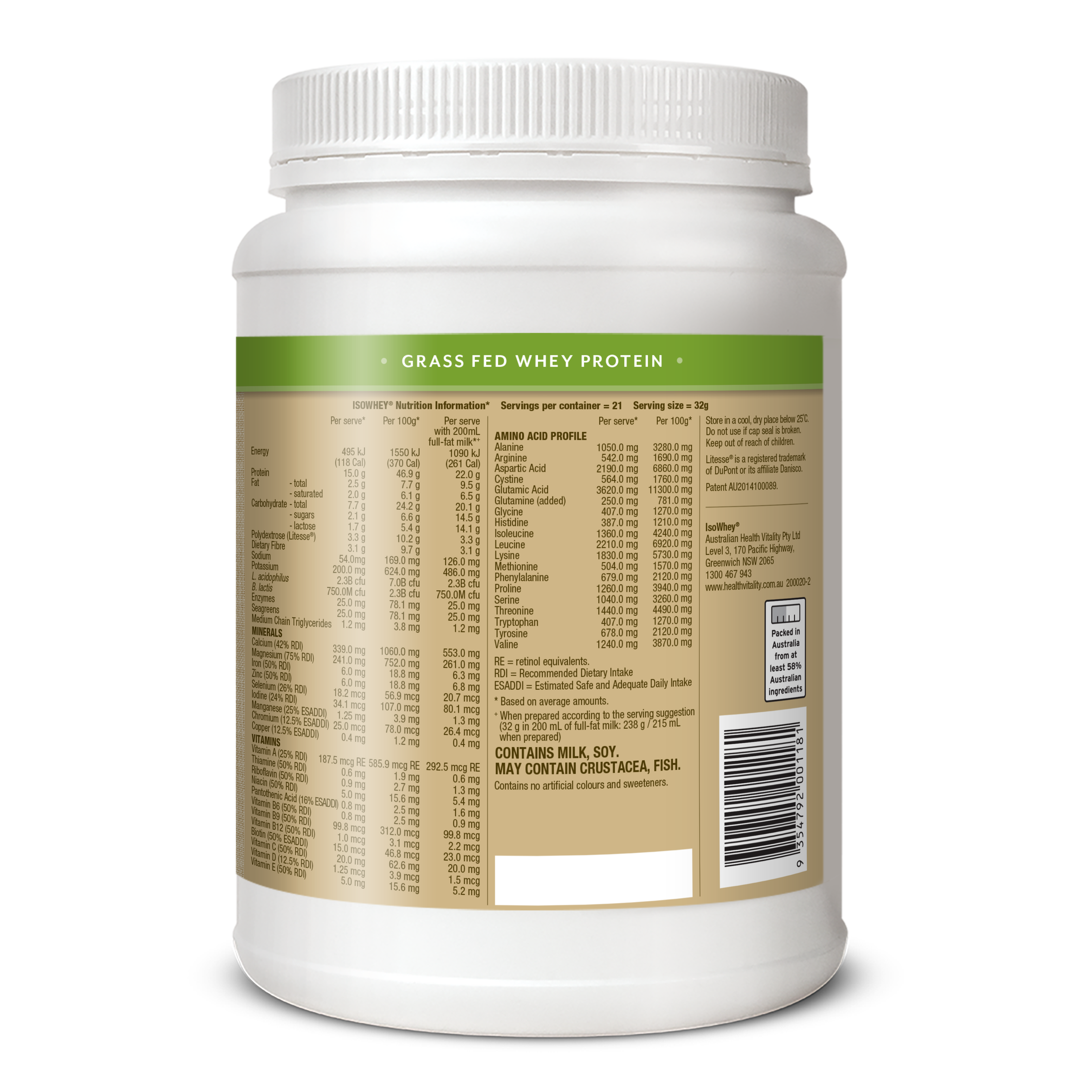 IsoWhey Complete Madagascan Vanilla 672g