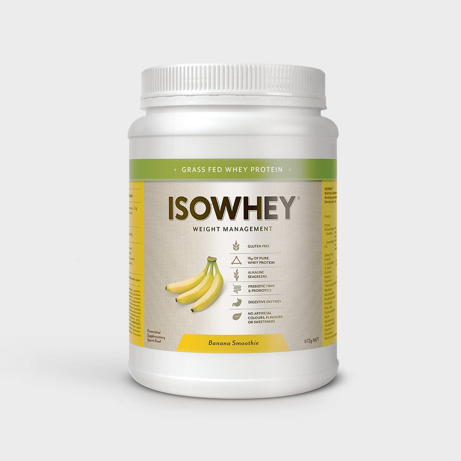 Isowhey Complete Banana Smoothie Shake 672g