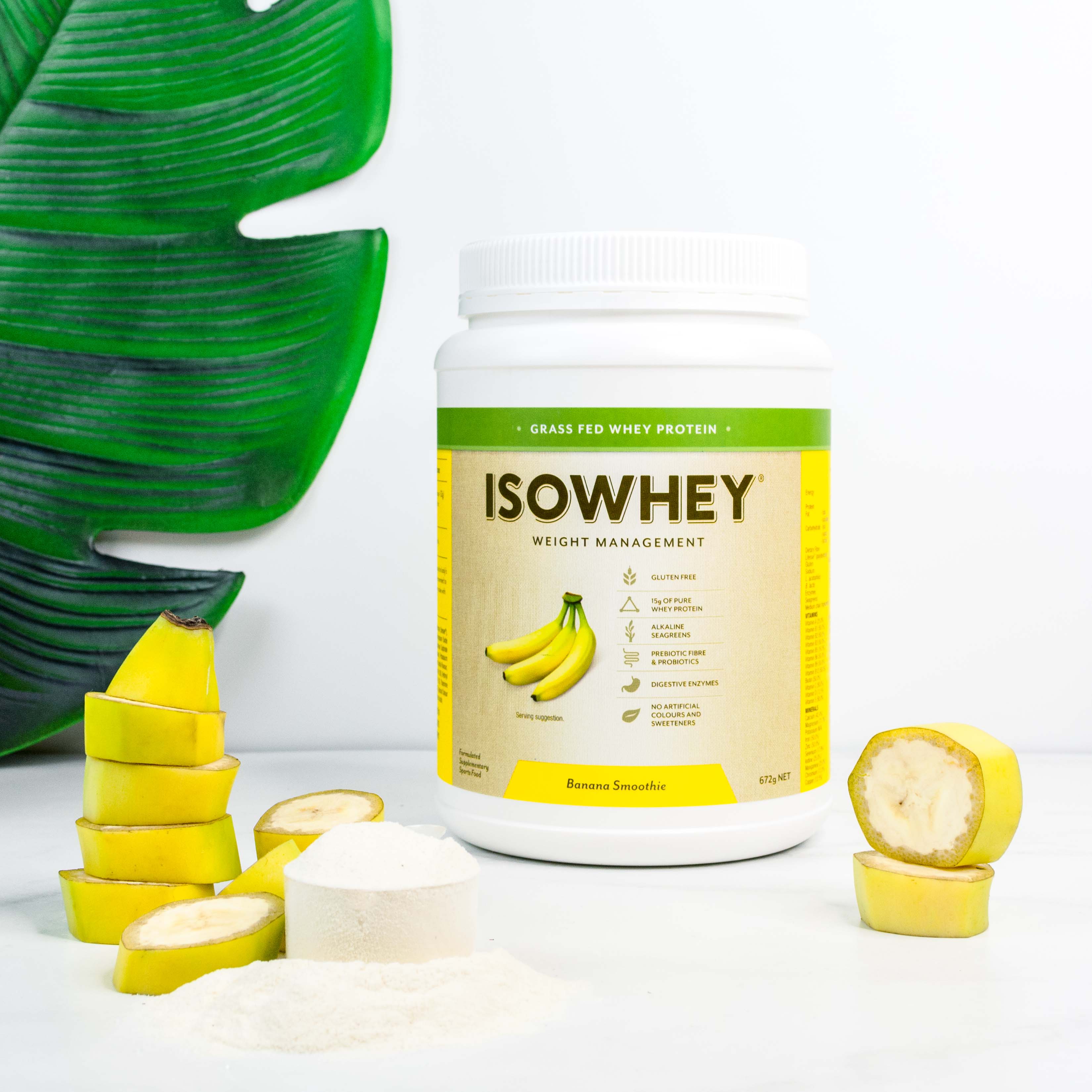 Isowhey Complete Banana Smoothie Shake 672g