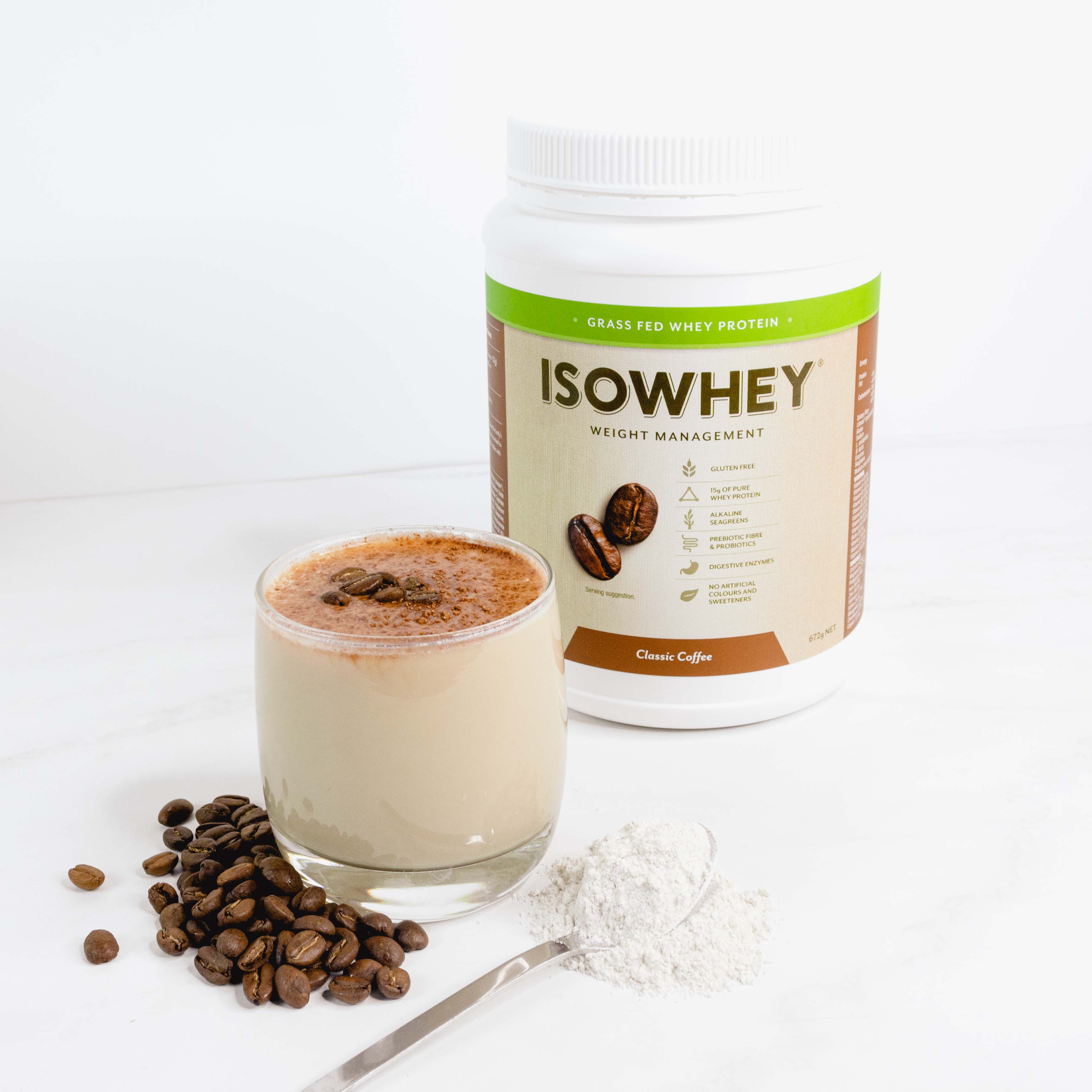 IsoWhey Complete Classic Coffee Shake 672g