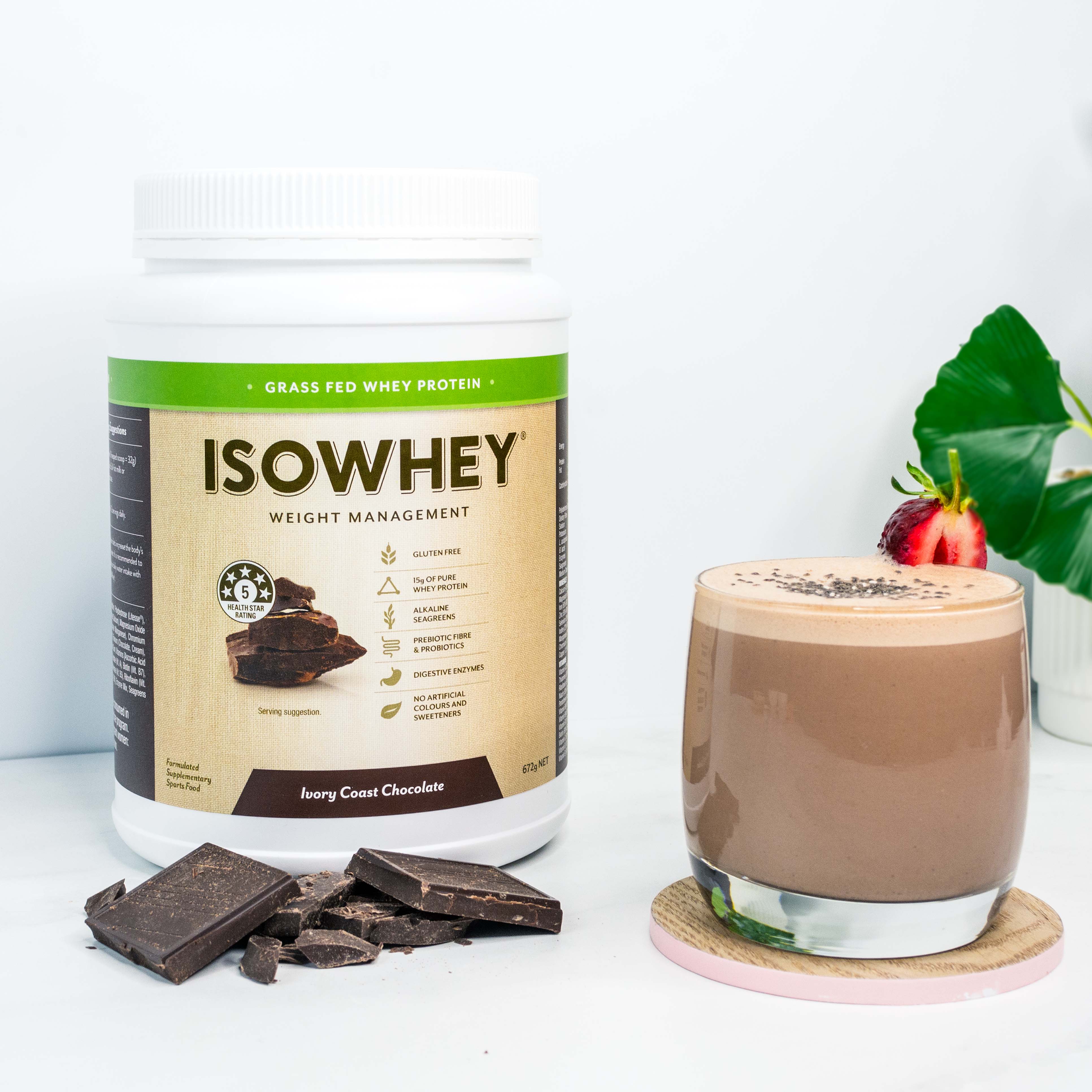 IsoWhey Complete Ivory Coast Chocolate 672g