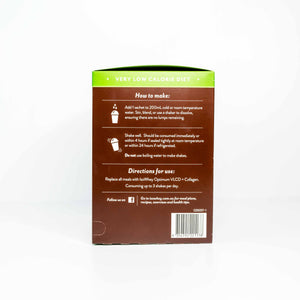 IsoWhey Optimum VLCD Shake Chocolate Fudge 18x55g direction for use