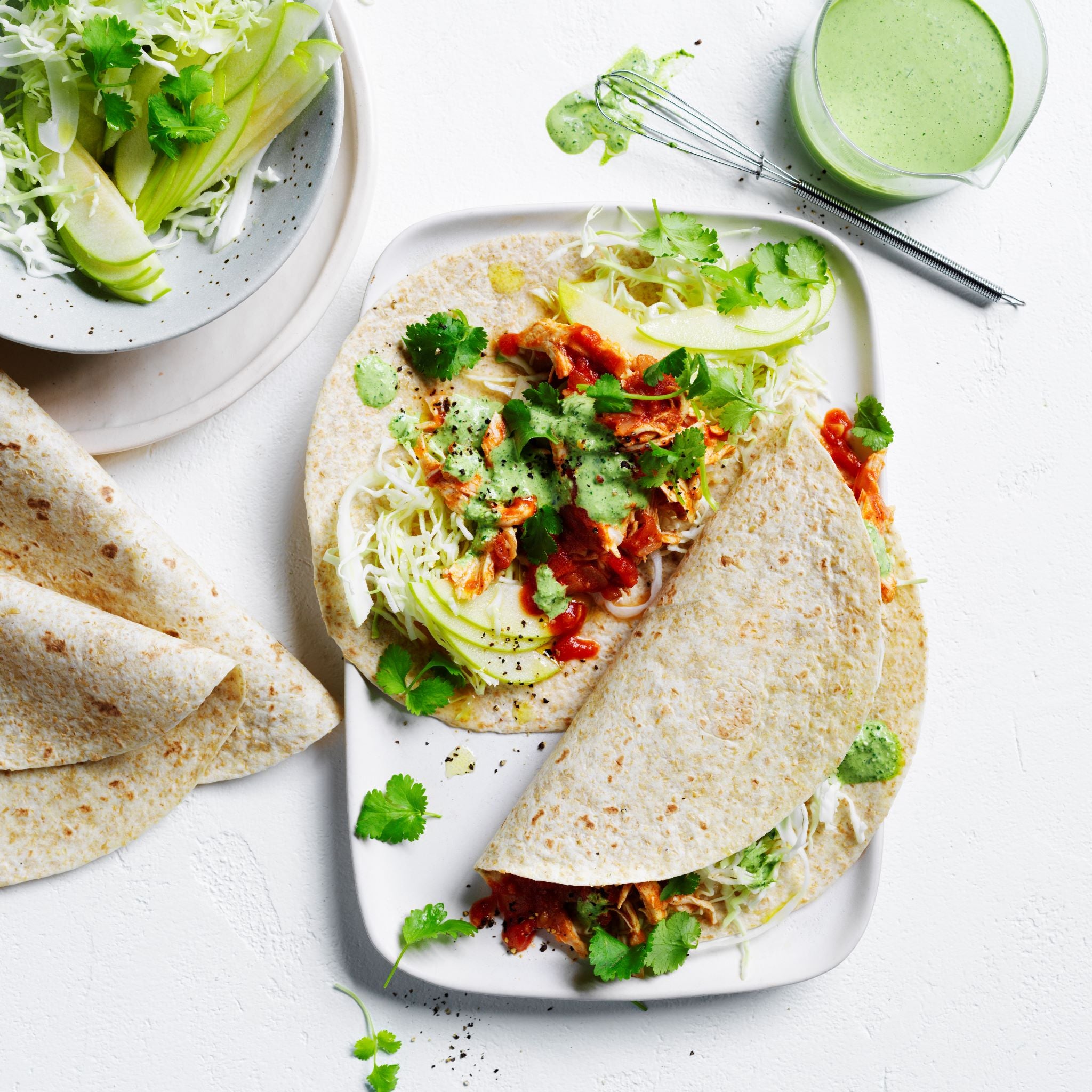 Pulled Chicken Tortillas