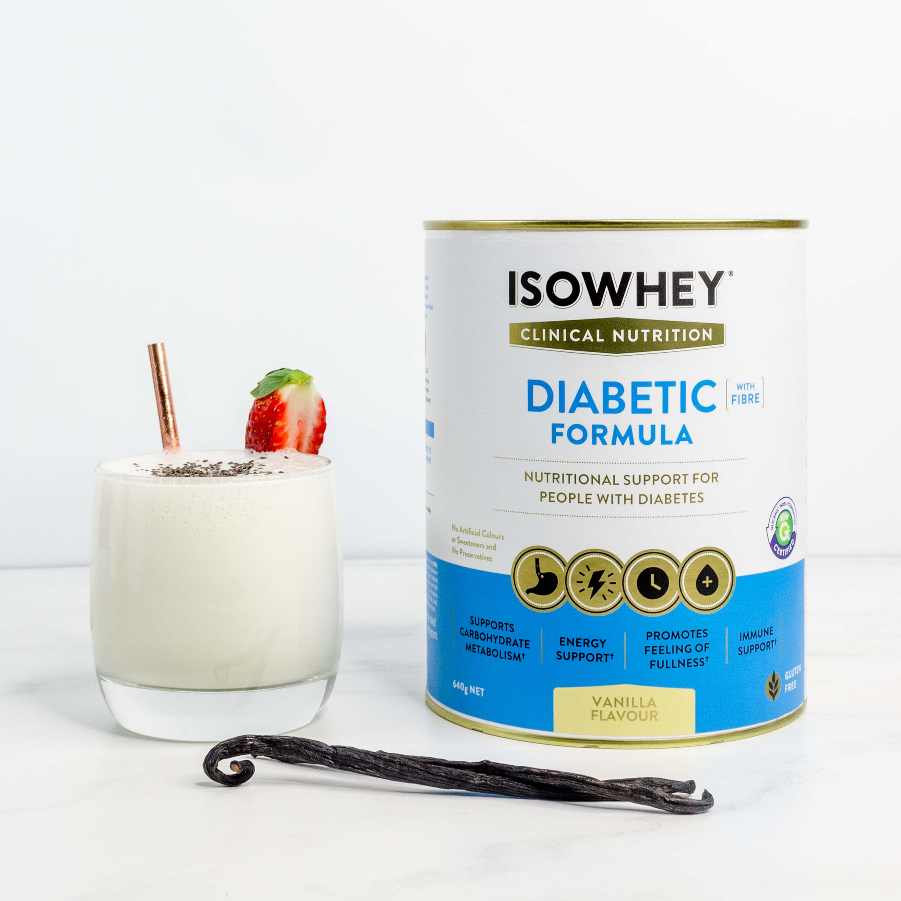 IsoWhey Clinical Nutrition Diabetic Formula