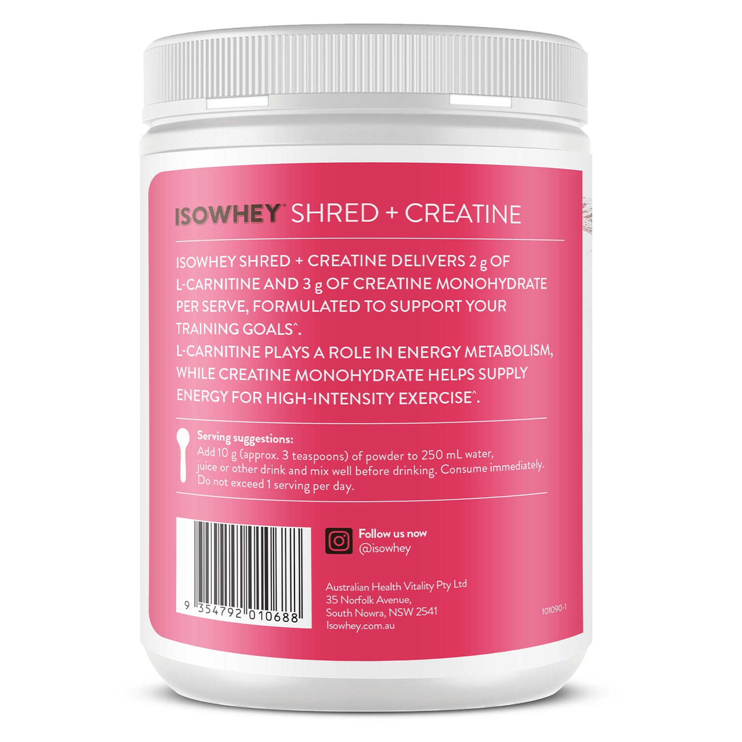 mixing creatine with l carnitine IsoWhey Shred + Creatine 300g | L-Carnitine & Creatine