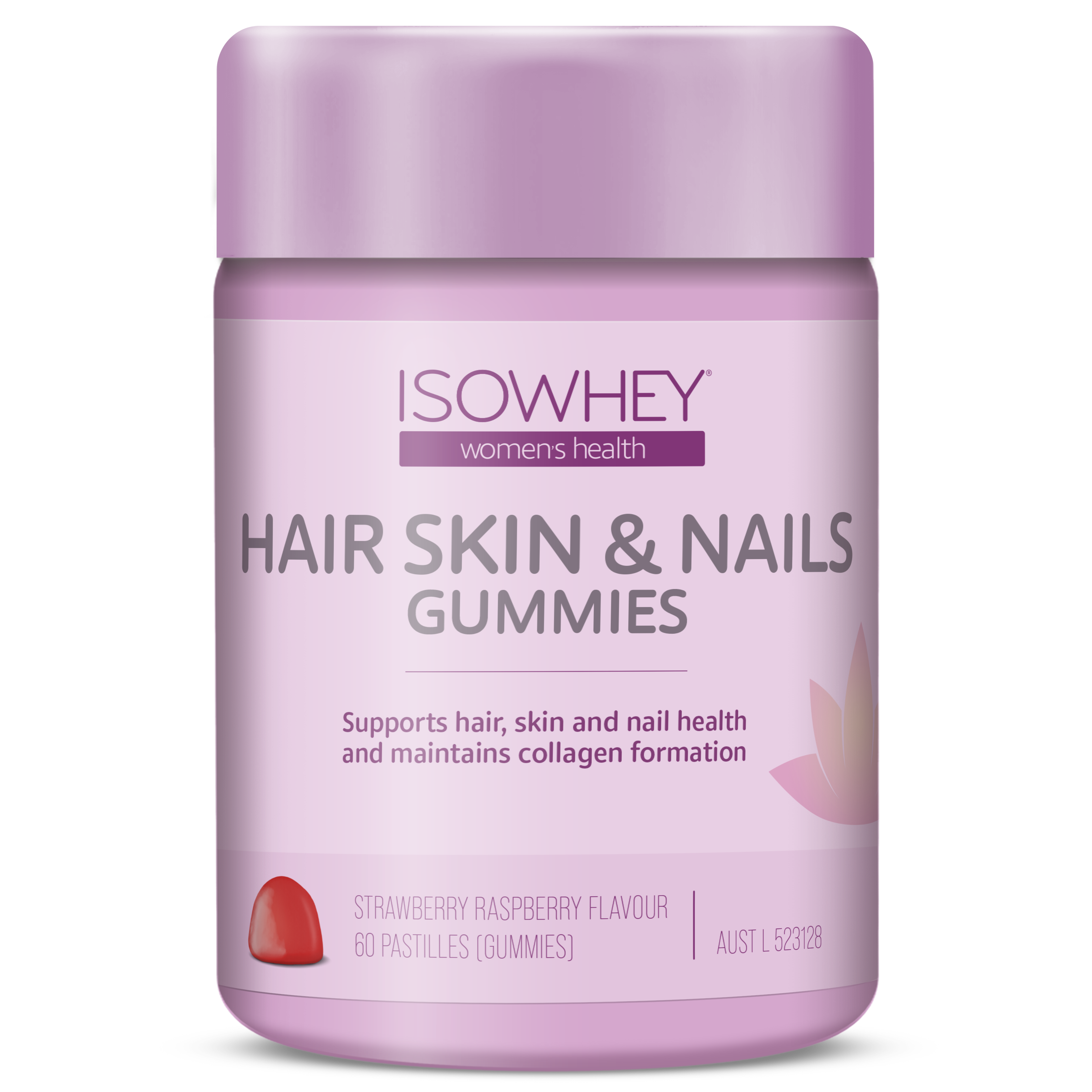 IsoWhey Women's Health Hair Skin & Nails Gummies 60s