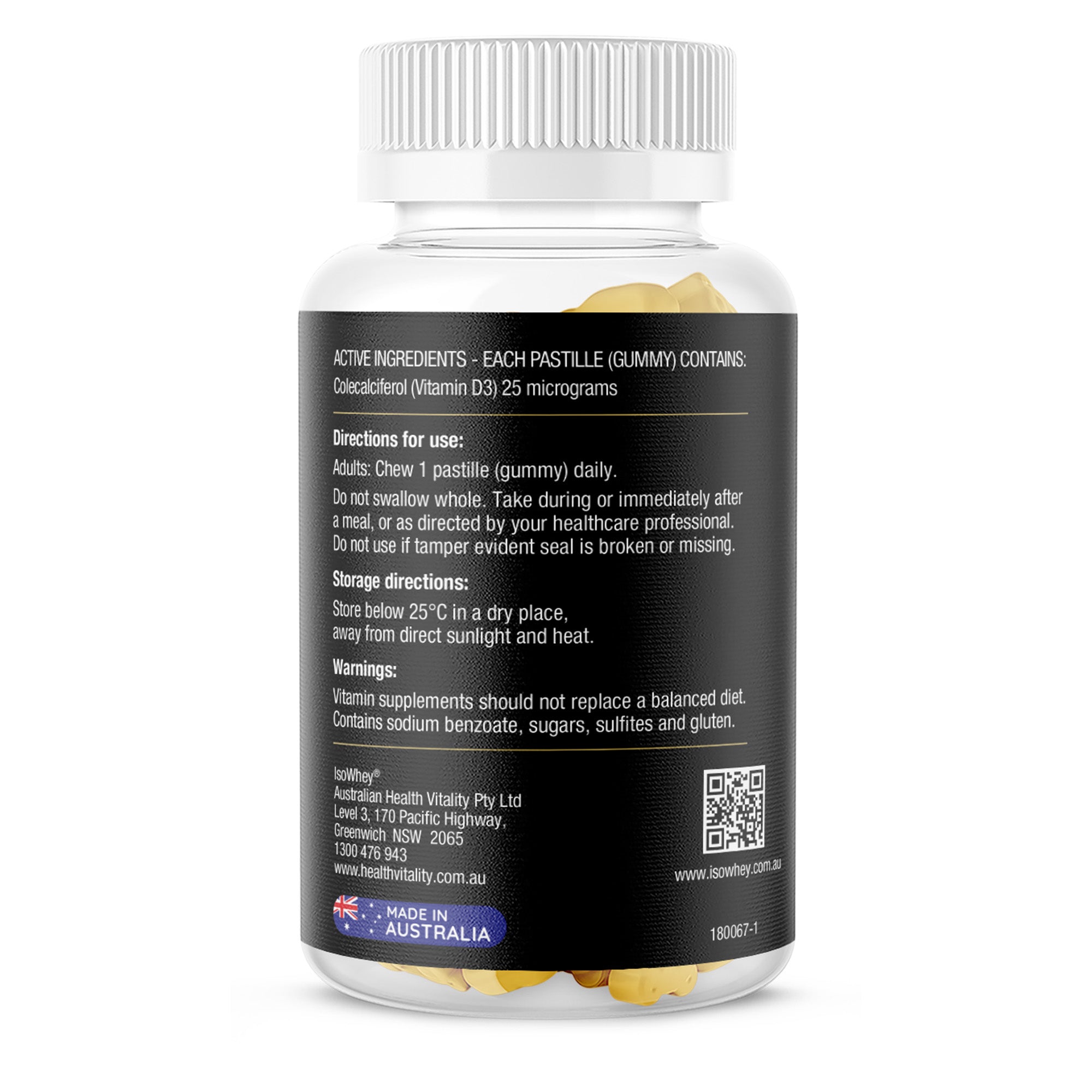 Isowhey Vitamin D 1000IU Gummies