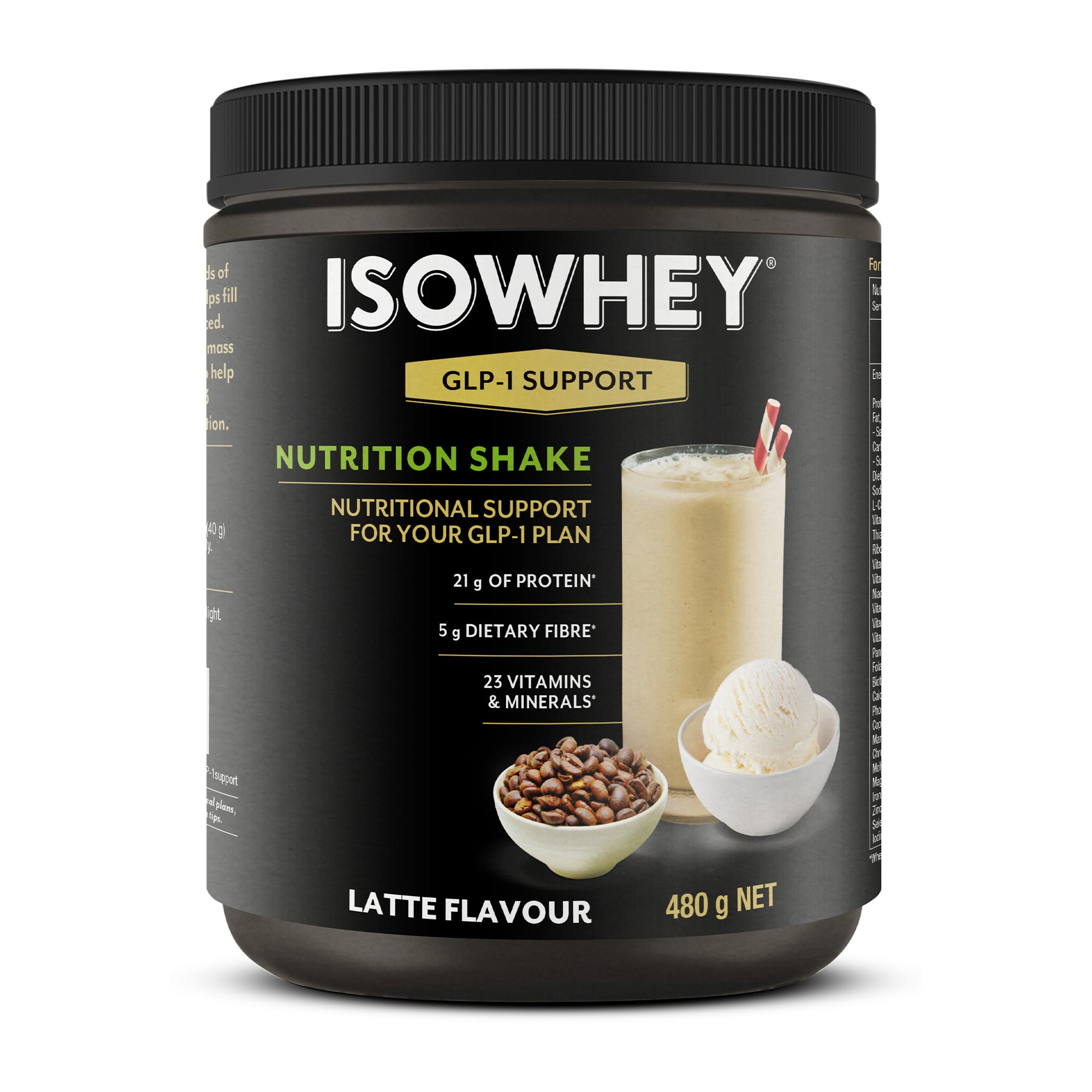 Isowhey GLP-1 Support Shake Latte 480g
