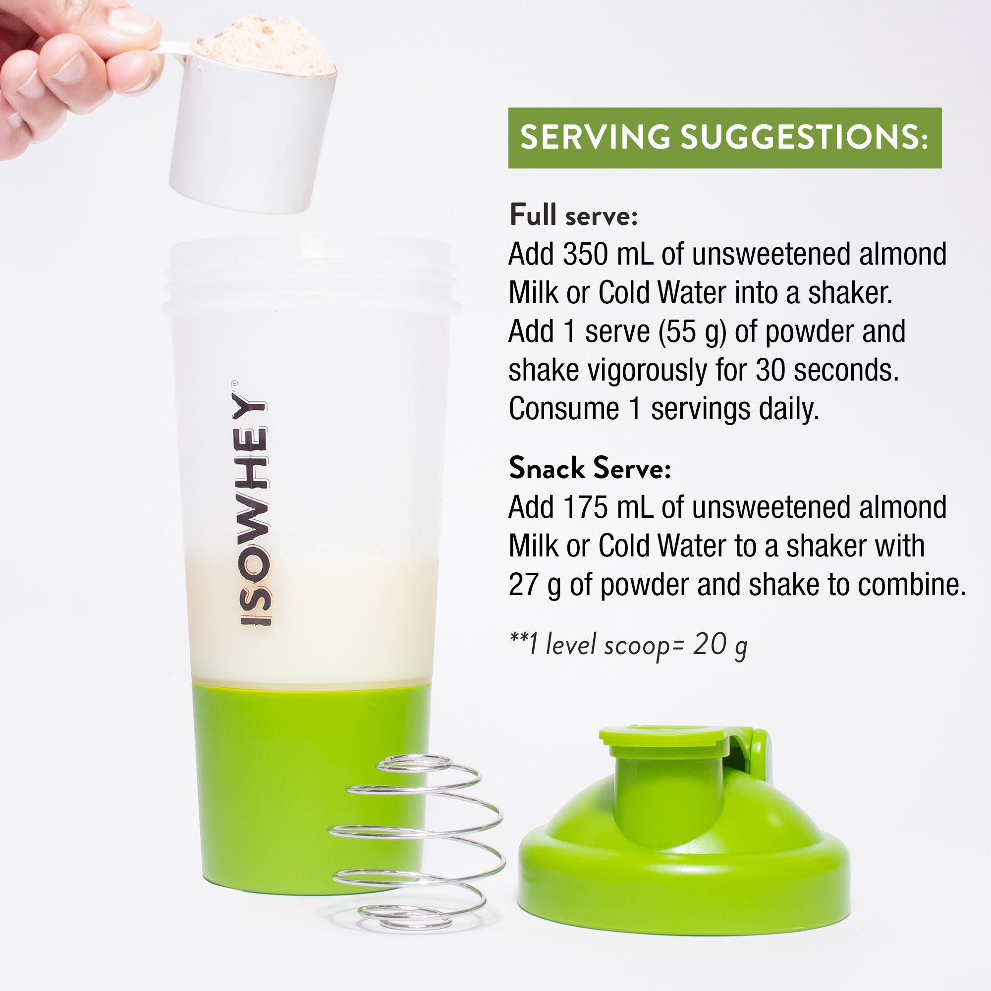 IsoWhey GLP-1 Support Plant-Based Shake Vanilla 550g | Vegan IsoWhey GLP-1 Support Plant-Based Shake Vanilla 550g | Vegan