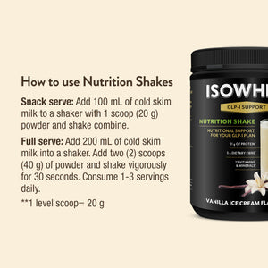 IsoWhey GLP-1 Support Shake & Fibre Bundle