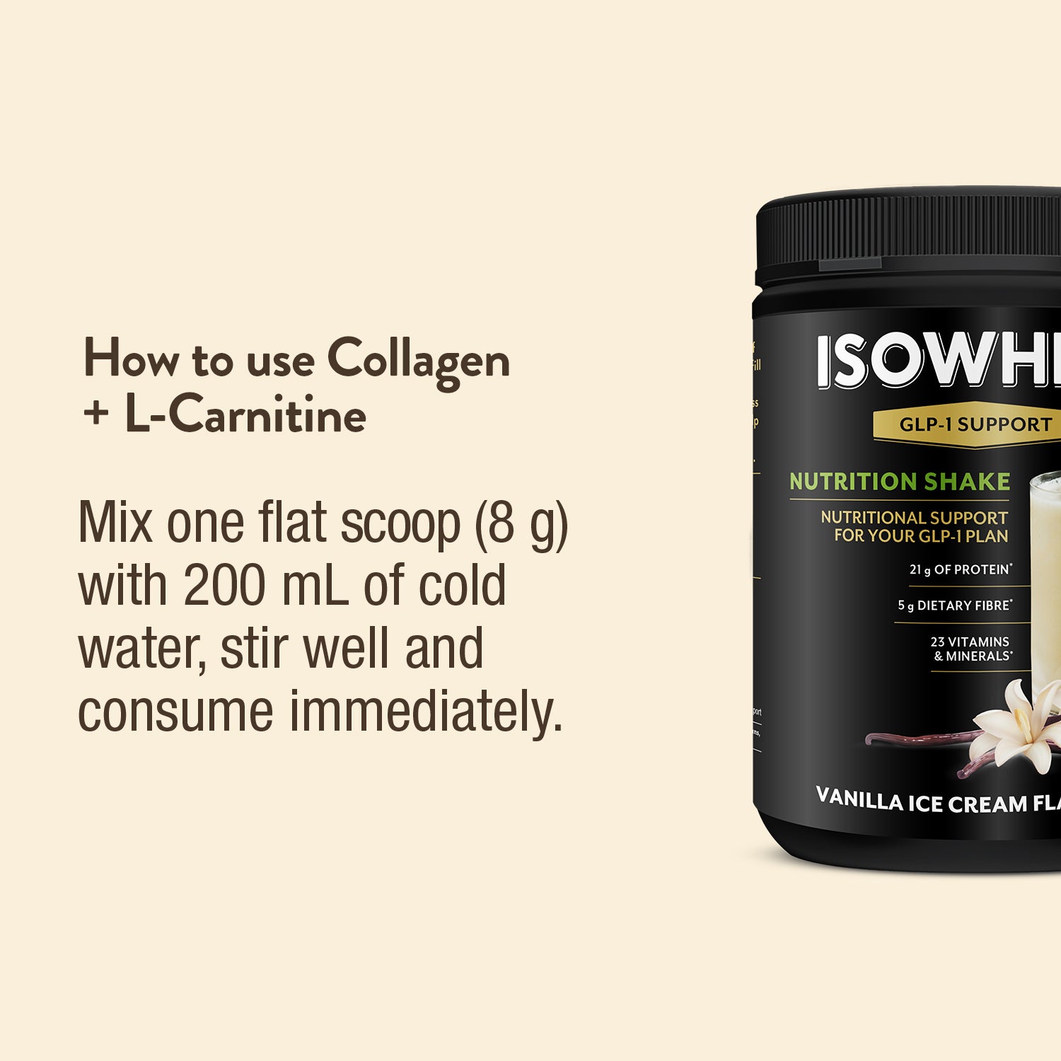 IsoWhey GLP-1 Support Shake & Fibre Bundle