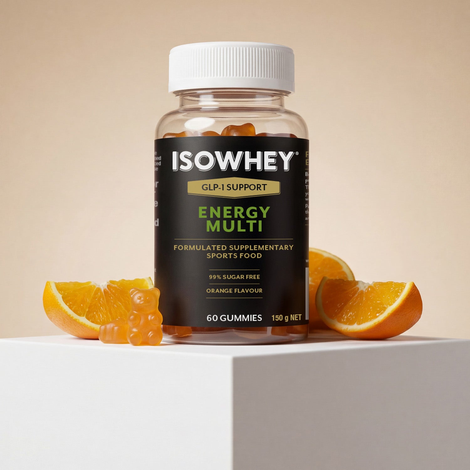 Plant-based GLP-1 support bundle with protein shakes, fibre, greens and energy gummies designed to complement your nutrition routine.