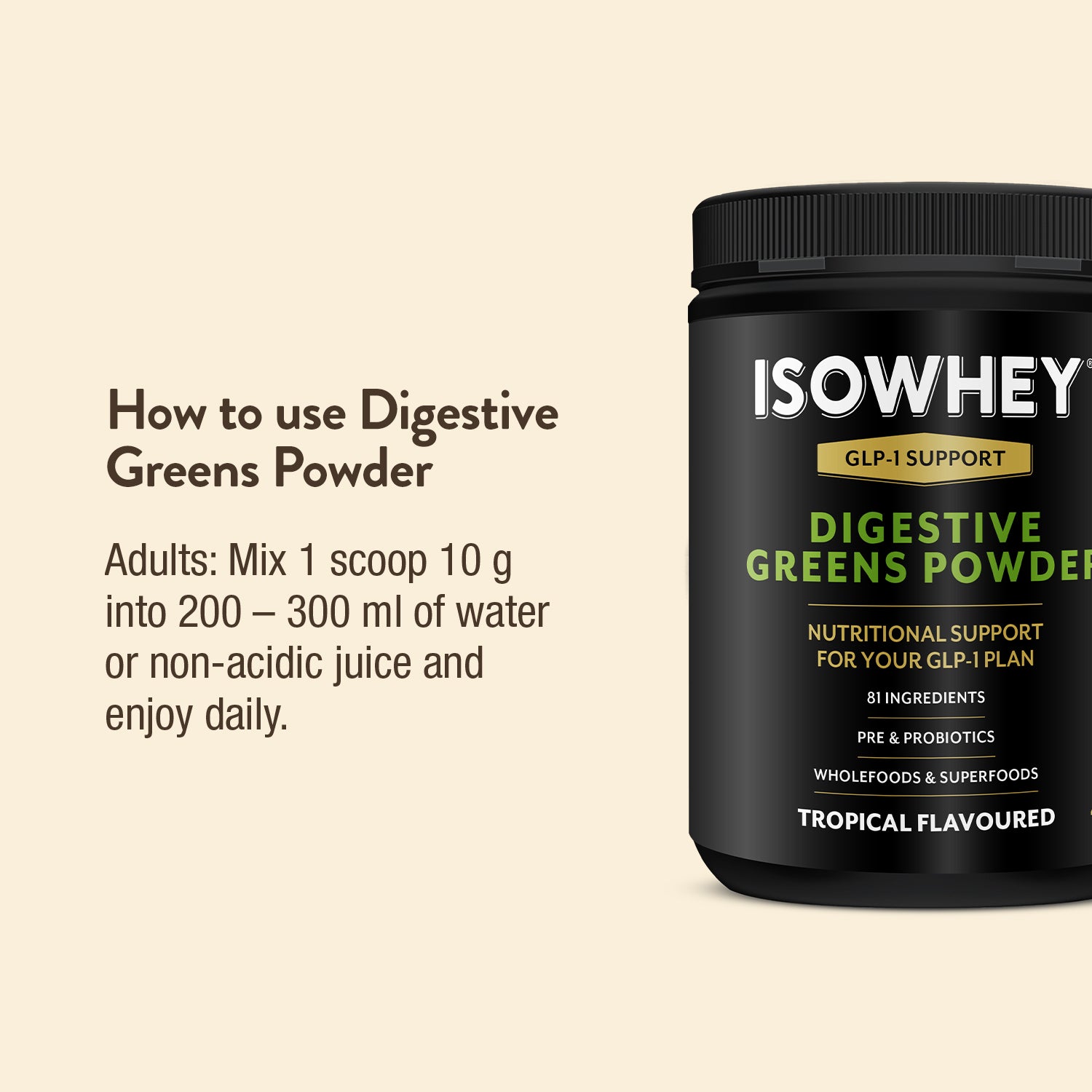 Plant-based GLP-1 support bundle with protein shakes, fibre, greens and energy gummies designed to complement your nutrition routine.
