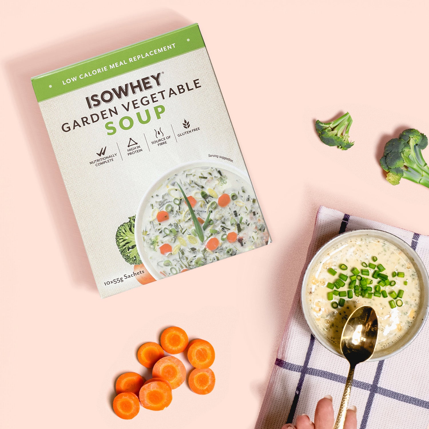 IsoWhey Vegetable Soup 10x55g