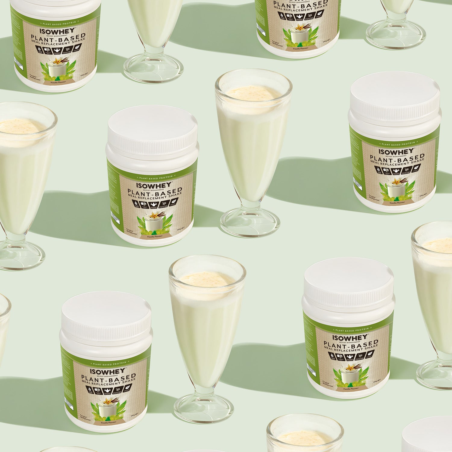 IsoWhey Plant-Based Meal Replacement Shake Vanilla 550g