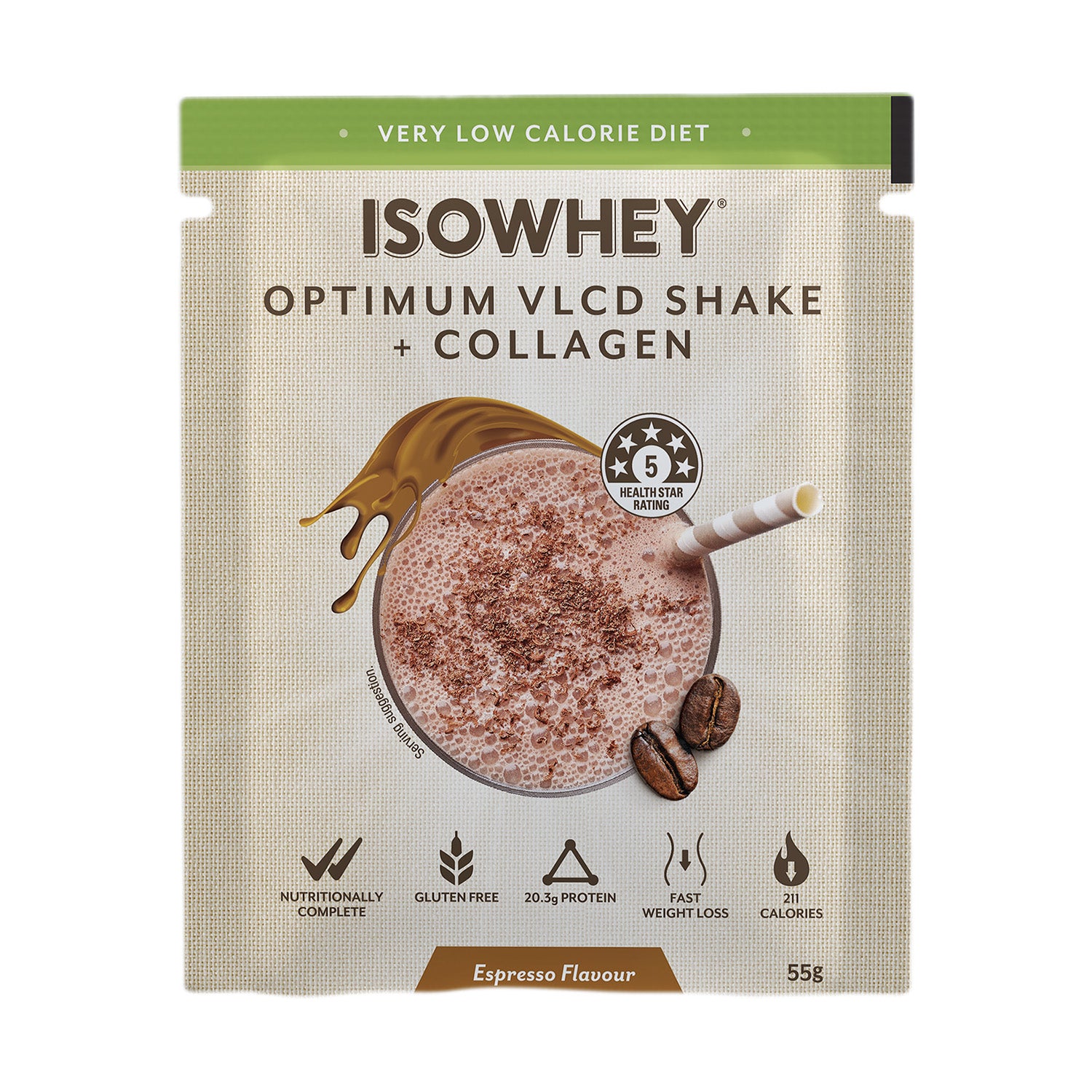 IsoWhey Optimum VLCD Espresso 55g