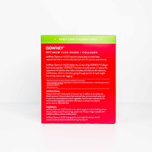IsoWhey Optimum VLCD Strawberries & Cream 18x55g Instructions