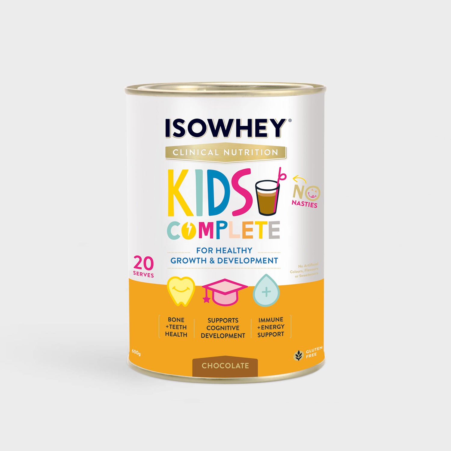 IsoWhey Clinical Nutrition Kids Complete Chocolate 600g