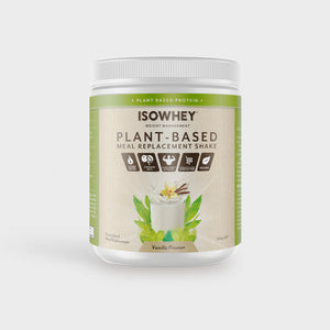 IsoWhey Plant-Based Meal Replacement Shake 550g - Vanilla Flavour with naturally sourced vitamins!