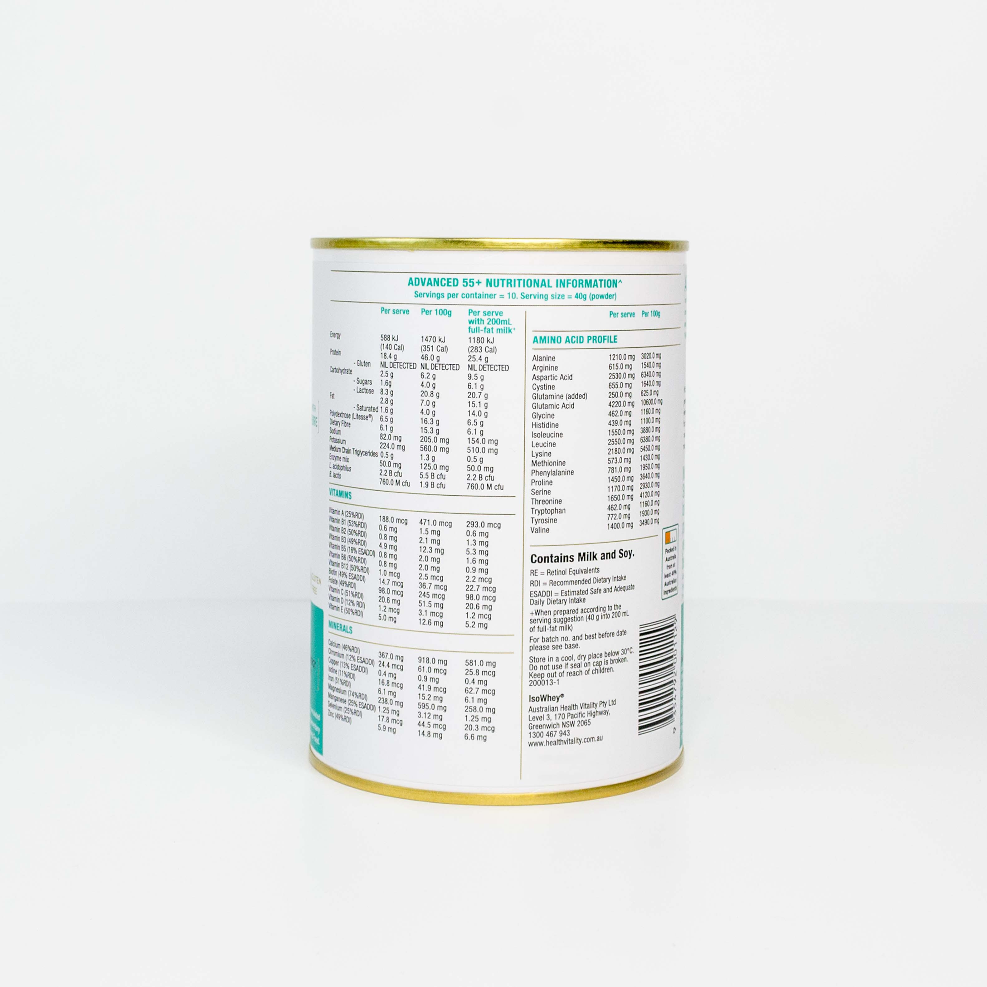 IsoWhey Clinical Nutrition Advanced 55+ Vanilla 400g